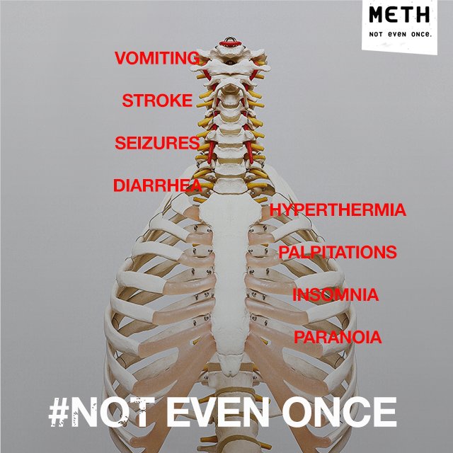 IDMethProject's tweet image. Meth can have significant side effects, even in the short-term, including addiction. And with Meth, you never really know what you’re going to get. #NotEvenOnce