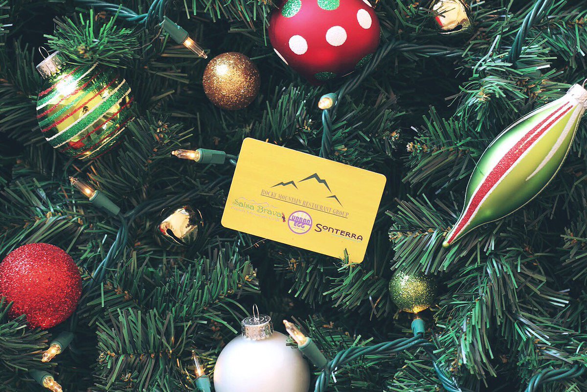 It’s that time of year! Give the gift of good taste with a RMRG gift card - valid at all of our Salsa Brava stores, Urban Egg stores, and Sonterra. Also, for every $100 you purchase in gift cards, we will give you a $20 gift card for FREE! Available online or in store 🎅🎄🎁☃️