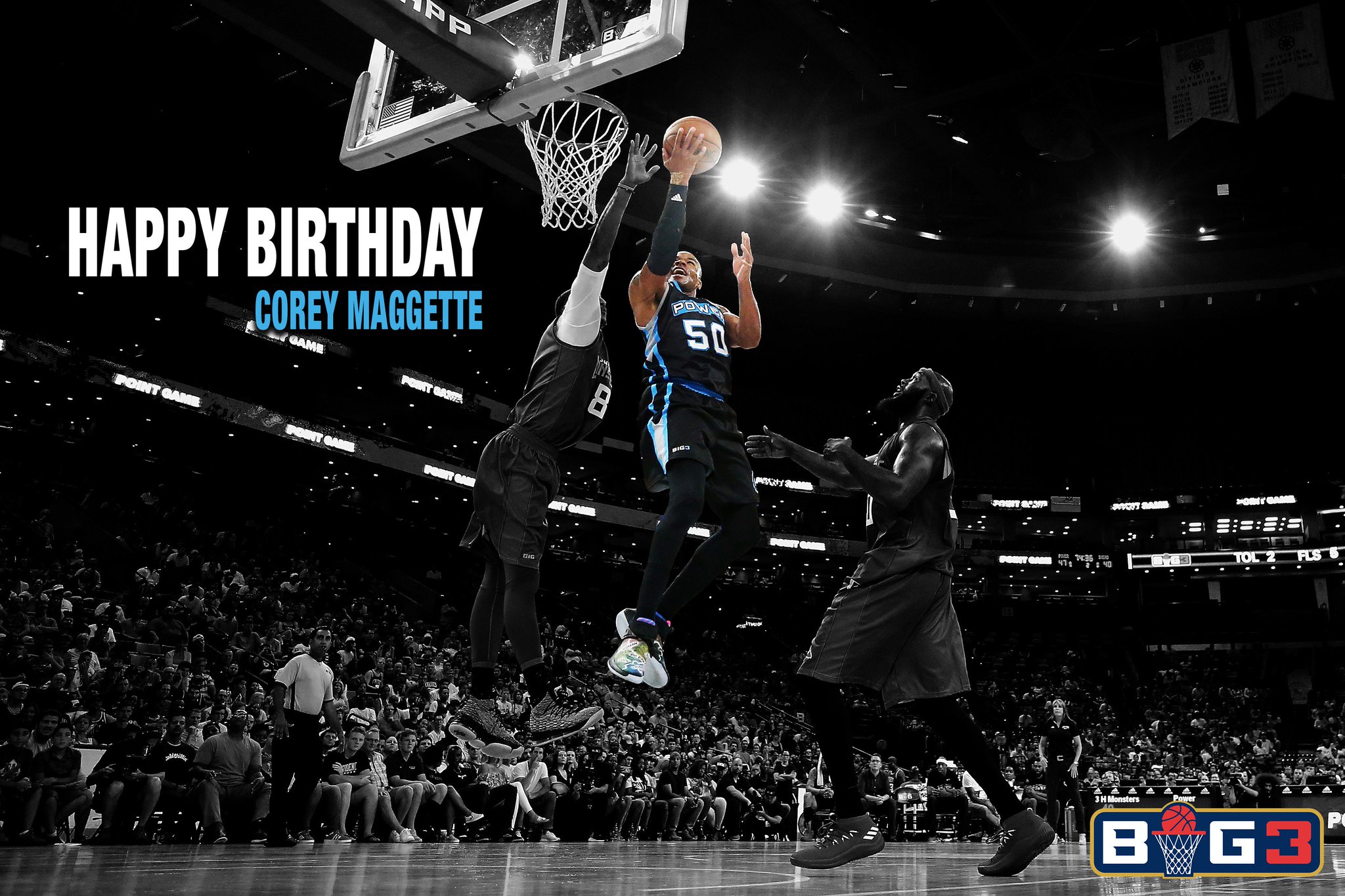 Happy Birthday to BIG3 Champion and 2018 MVP    