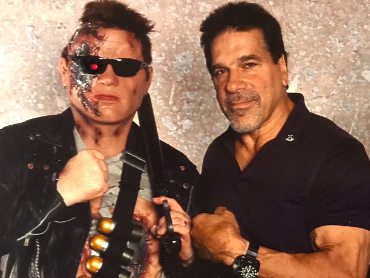 Thank you <a href="/LouFerrigno/">Lou Ferrigno</a>  you are a legend and it was a pleasure to see you again , best wishes Stu Arnold