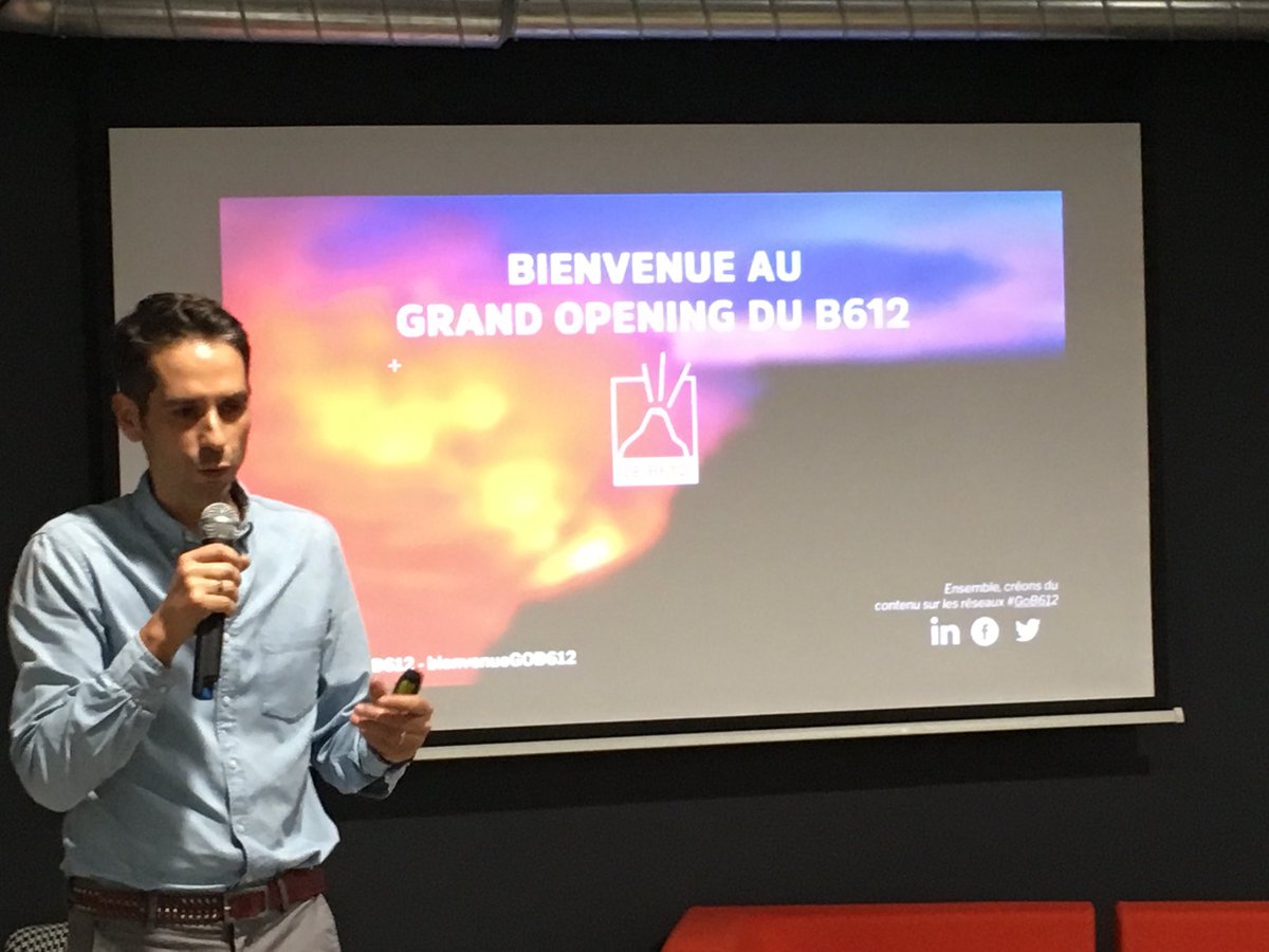 Le ⁦@leb612_incub⁩ en 4 mots clés #tech #Humain #Accélération #Hub #GoB612 par ⁦@slybris⁩