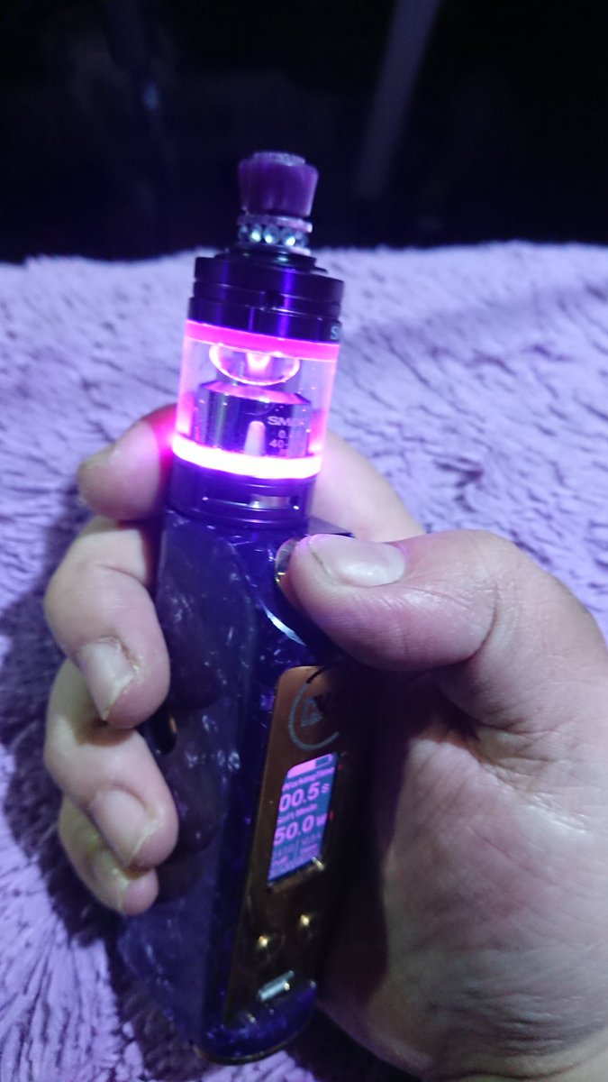 namausiyocchi's tweet photo. とうとう、やっとだよぉ。。
smok TFV8 BIG BABY LIGHT EDITION
purpleキタ━━━ヽ(∀゚ )人(゚∀゚)人( ゚∀)ノ━━━!!
all purpl(*´▽`*)ニマニマ
#vape #vape好きと繋がりたい
#smok #bigbaby #lightedition
#紫好き部 https://t.co/enBS3UO9HT