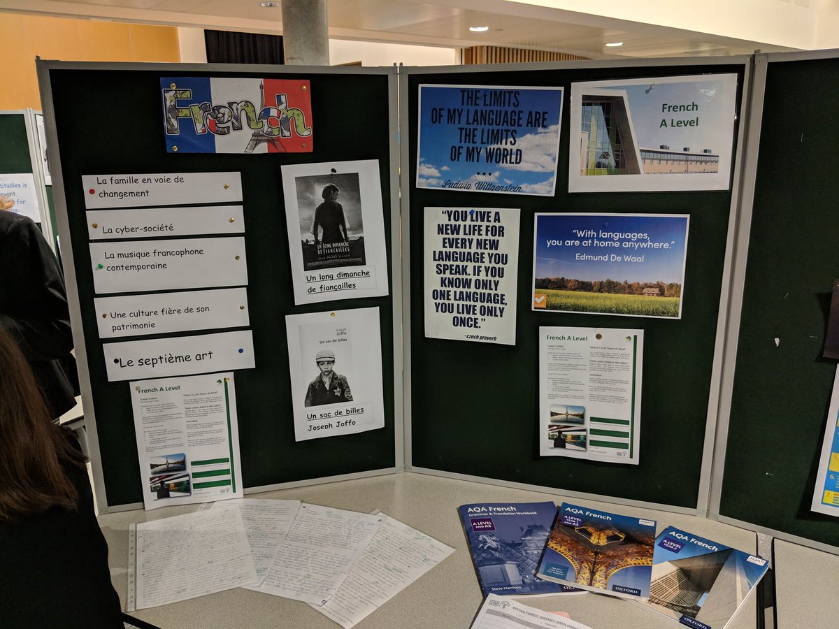 MrOmilli's tweet photo. Fancy further education involving French or Spanish? Come to us students, tonight is the @EppingStJohns 6th form Open Evening! Looking forward to seeing you all! 🇫🇷🇪🇸🏫 https://t.co/8CTwPNghP0