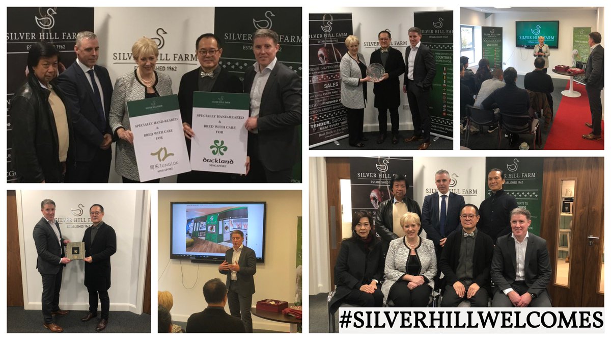 Esteemed Asian customer <a href="/tunglokgroup/">TungLok Group</a> who have sold more than 100,000 Silver Hill Ducks in Singapore visited us today. TungLok CEO Andrew Tjioe &amp; celeb chef <a href="/susurlee/">Susur Lee</a> announced new concept 'Duckland' - a restaurant chain dedicated solely to our famous Duck. Exciting times ahead!