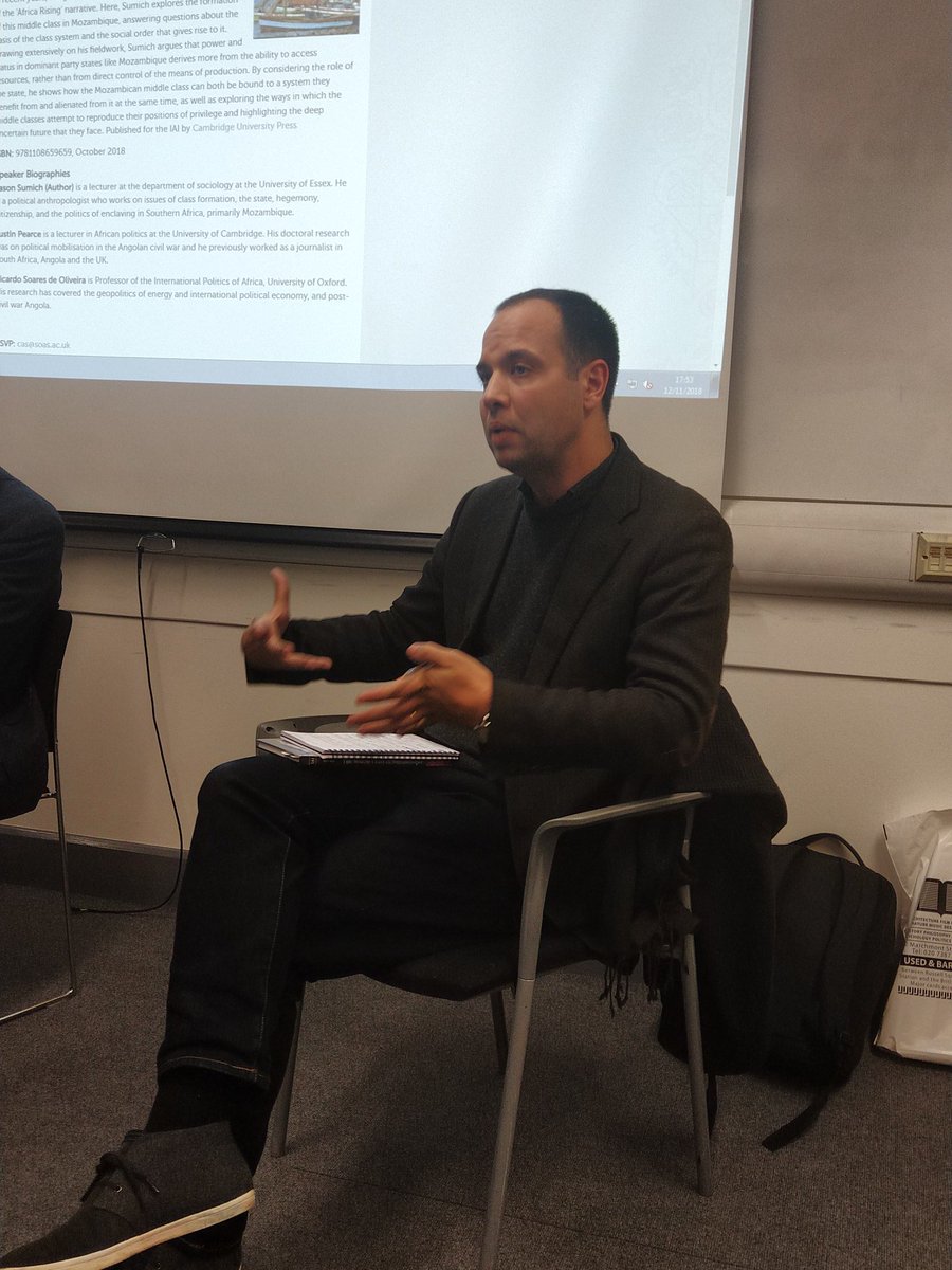 AfricaIai's tweet image. @S_de_Oliveira @AfricaOxfordUni our 3rd panelist for the launch praises the book's comparative contribution to the field, specifically the long term trajectory of postcolonial African development. #AfricanMiddleClass