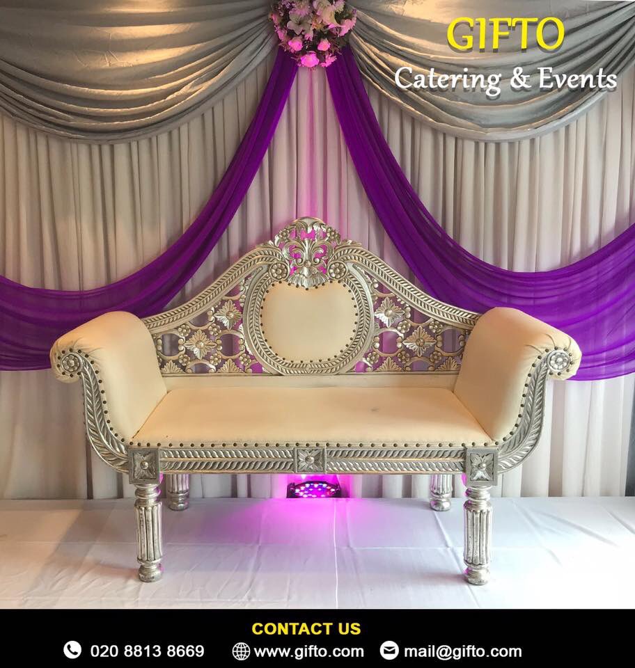 Wish to make your big day a golden memory to remember forever?
At Gifto Catering &amp; Events, we conceptualise, plan and execute every event perfectly!
You can choose between The Lounge or any other venue of your choice! 
Call us on 020 8813 8669 forcomplete event planning solutions
