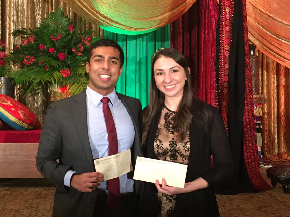 IUSMNW's tweet photo. Congrats to 4th year students Emily Switzer and Faraz Sohail for being awarded scholarships from the Asian-American Medical Society! They received their awards Saturday evening at the Society’s annual gala. Well deserved! #medicine #futureofmedicine https://t.co/Rpw3CYp3WY