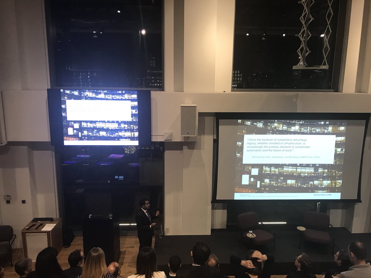 Gonzalez01's tweet photo. @RavinJesuthasan speaking at @HBRlive event on reinventing jobs at the age of automation https://t.co/vYRXX702ZB