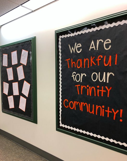 We are so thankful for the teachers who have helped us grow! Because of you, #trinitylearns