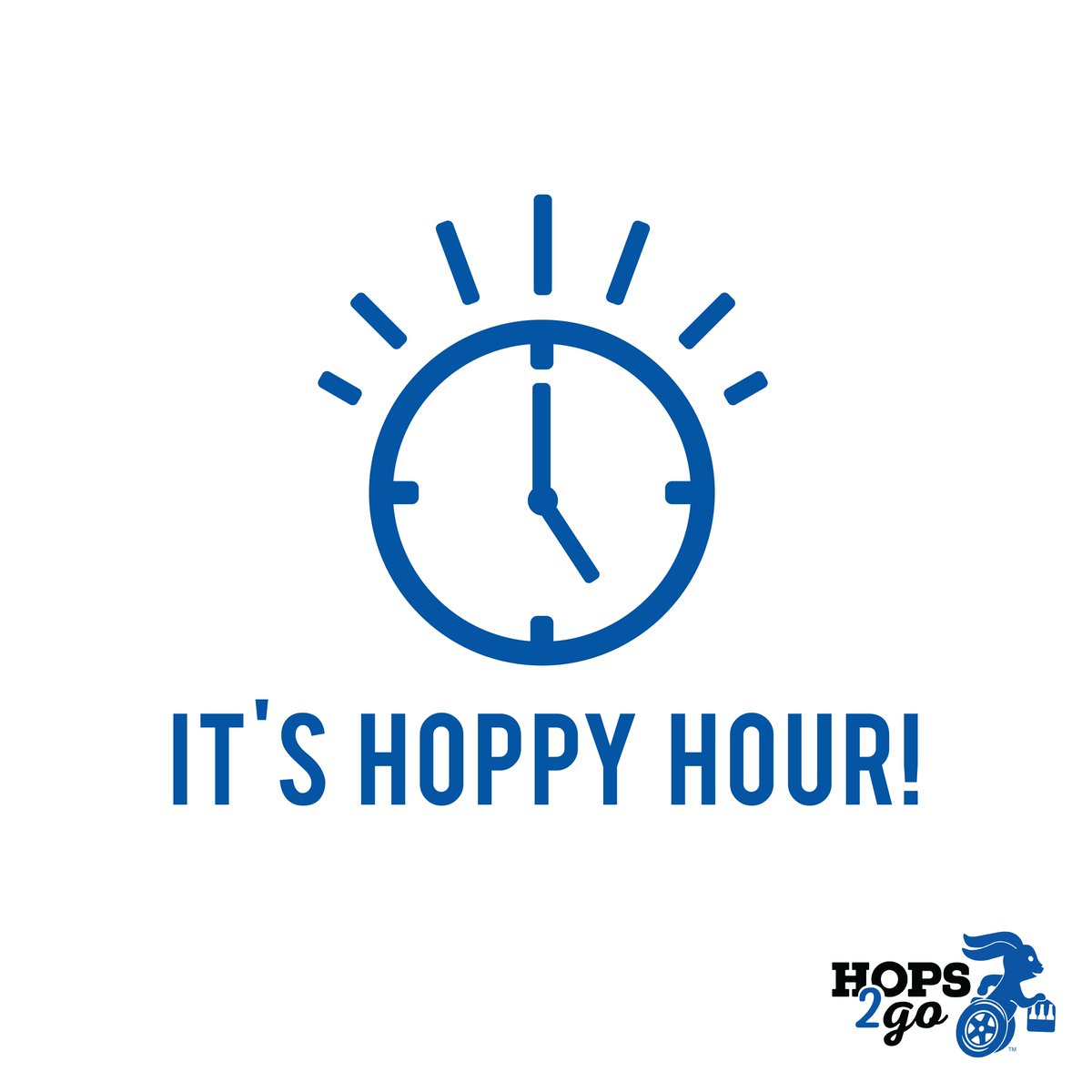 Hops2Go's tweet image. It's Monday again 😞At least it's #NationalHappyHourDay. Stop in every M-F from 5-7 PM for Hoppy Hour and get 20% off your order! #HappyHour #HoppyHour #Hops2go