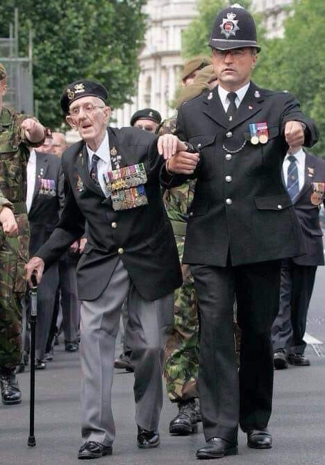 Many images on media about yesterday’s celebrations but this absolutely nails it for me one word “Respect”