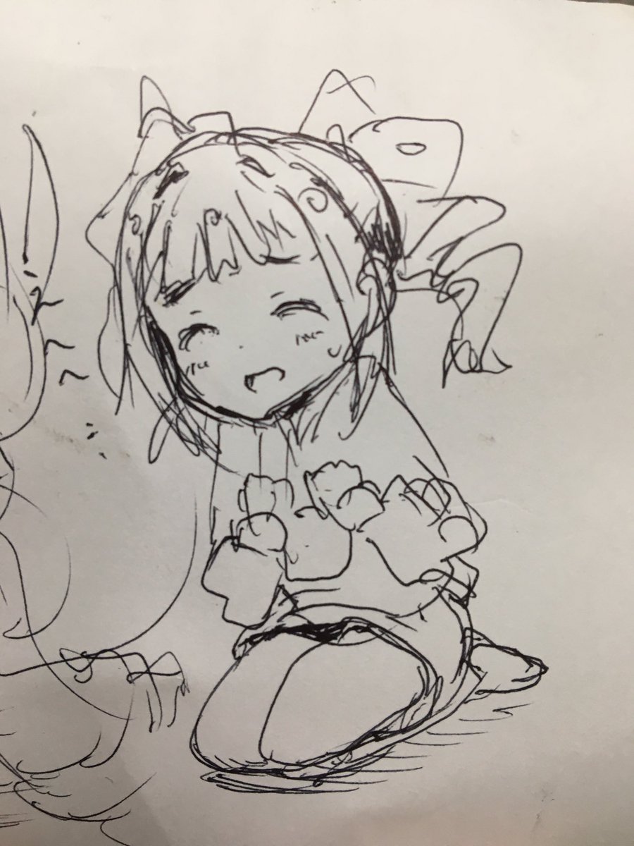 原稿疲れラクガキおじさん 