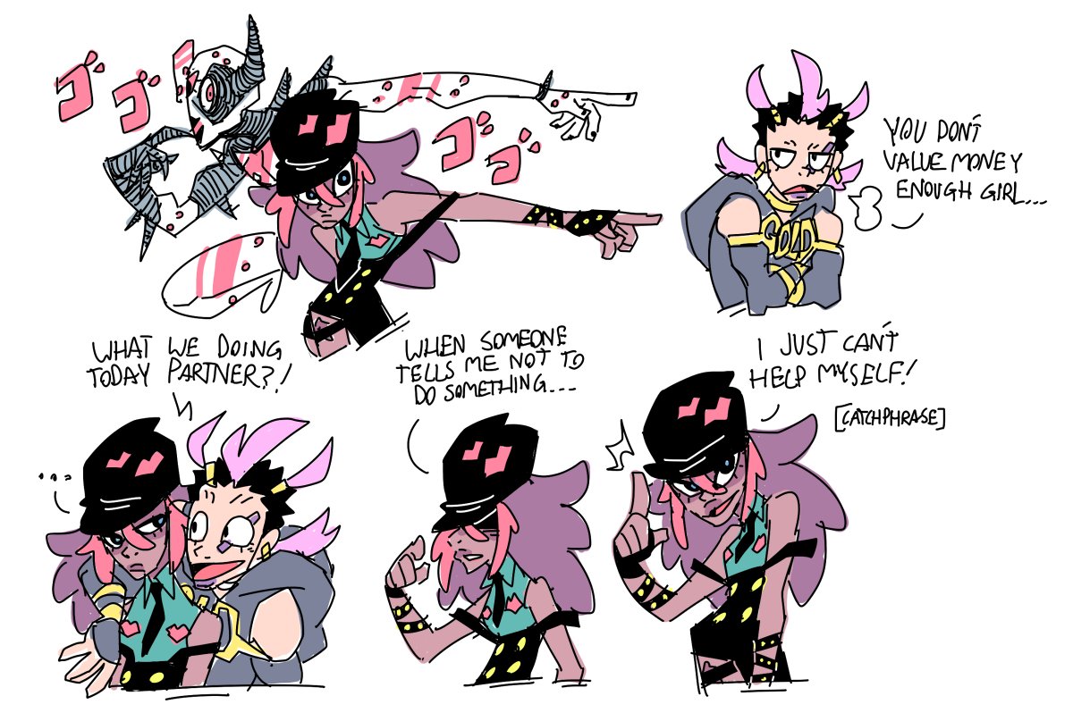 Jack "Goin’ to AX" McGee on Twitter "some more dumb jojo oc sketches…