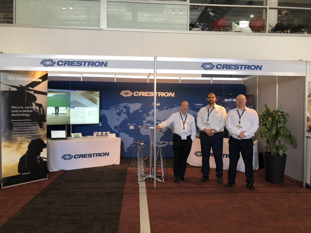 B120Gordon's tweet photo. Looking forward to seeing our Defence colleagues here at #milcis2018 where they will see locally supported solutions from #CrestronAPAC https://t.co/GnDstJqiW9