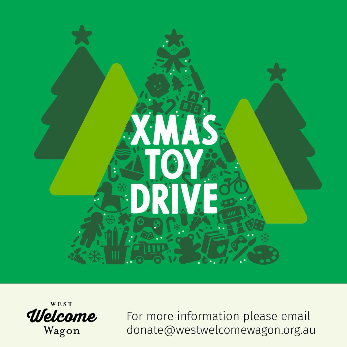 Seeking donations of new, unwrapped toys for our asylum seeker children in Melbourne’s West. Please view our Facebook pinned post or contact us via email for more information donate@westwelcomewagon.org.au