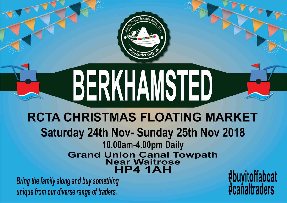 CanalTraders's tweet image. Please help us spread the word about this wonderful little market filled with colourful @canaltraders #buyitoffaboat @infoberkhamsted @berkostock
@berkhamsted @theriserberko
@crtsoutheast @thegazette_news
@debbiefiggie @waterwaysworld
@towpathtalk @canal_boat
@canalrivertrust