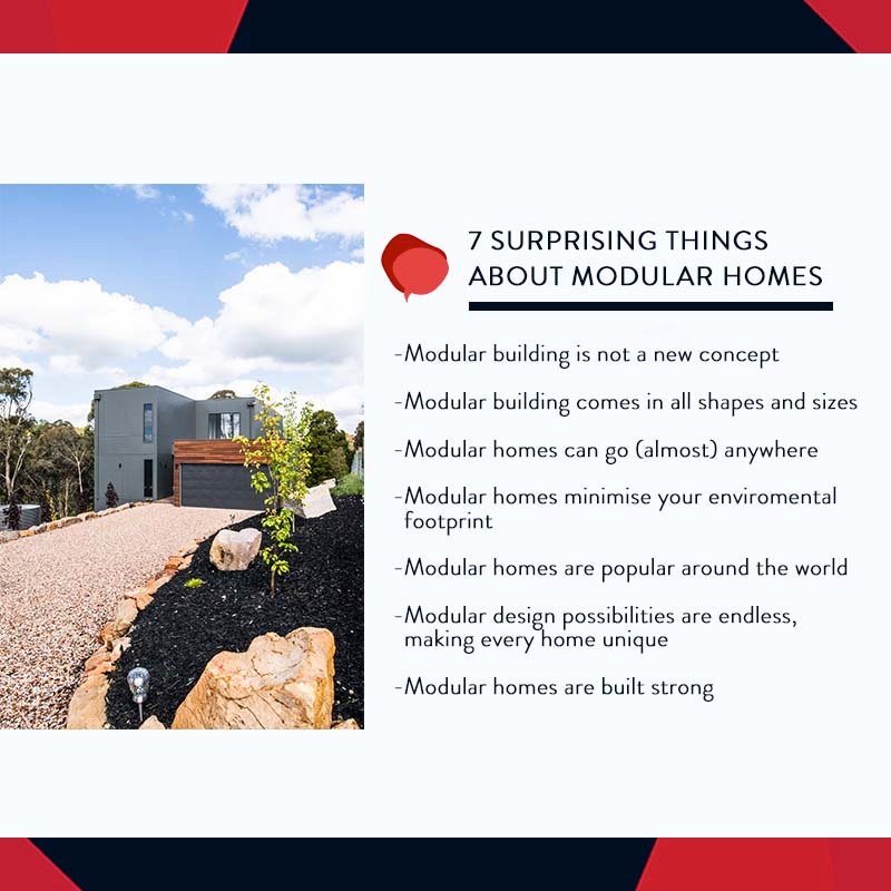 Most people don't know about these 7 surprising things about modular homes. Did you know? 
If not, have a read of each one in detail here:
hubs.ly/H0fvL_30

#modularhomes #modularhome #prefabhomes #prefab #footprint #enviroment #uniquedesigns #interiordesign #architecture