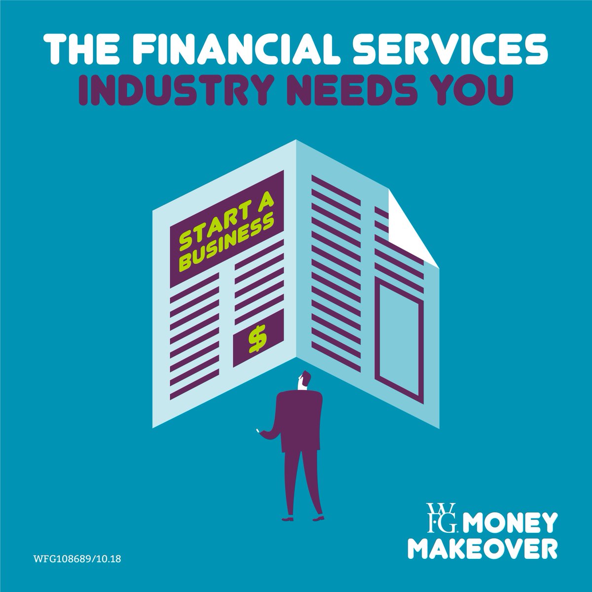 Good news for millennials: The financial services industry needs you! bddy.me/2T9arSI  #WFGMoneyMakeover  #FLM2018 #FinancialLiteracyMonth #NationalEntrepreneurshipMonth