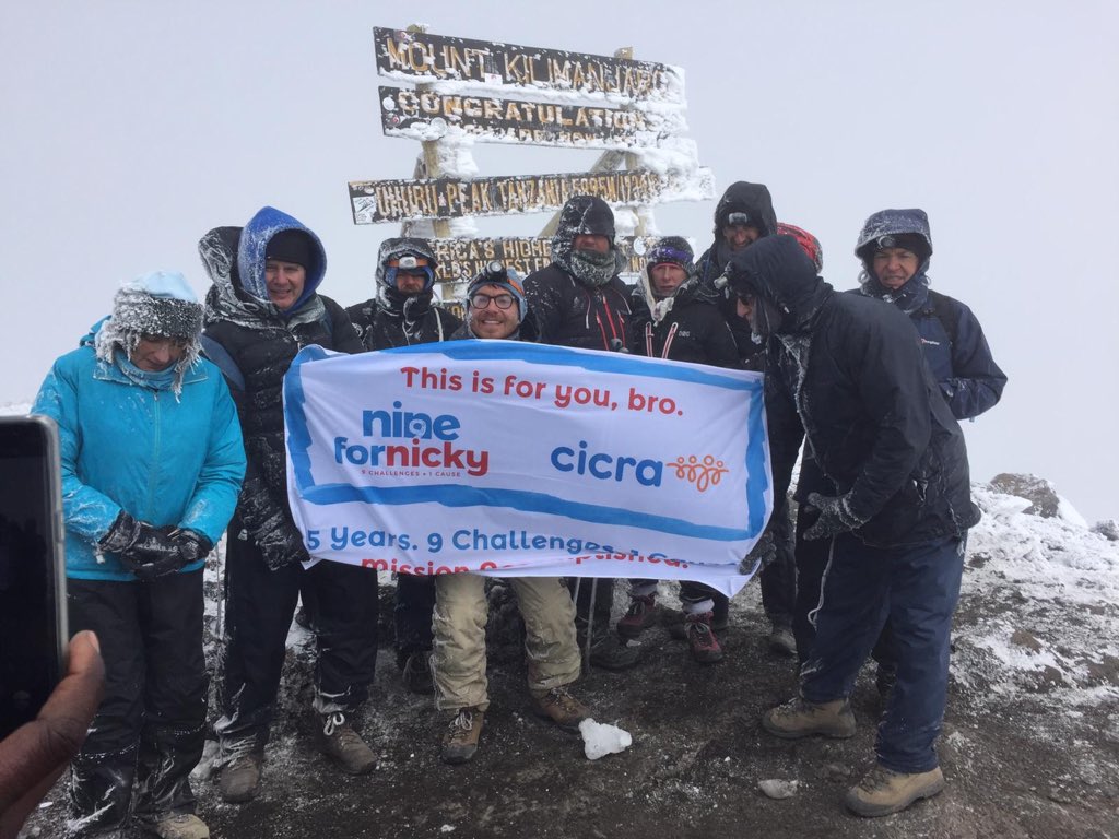 NineForNicky's tweet image. Ice, Wind and Snow on #Kilimanjaro!

youtube.com/watch?v=WJMPdw…

The final challenge of the campaign to raise money for @CICRAcharity

#fundraising #crohns #crohnsdisease