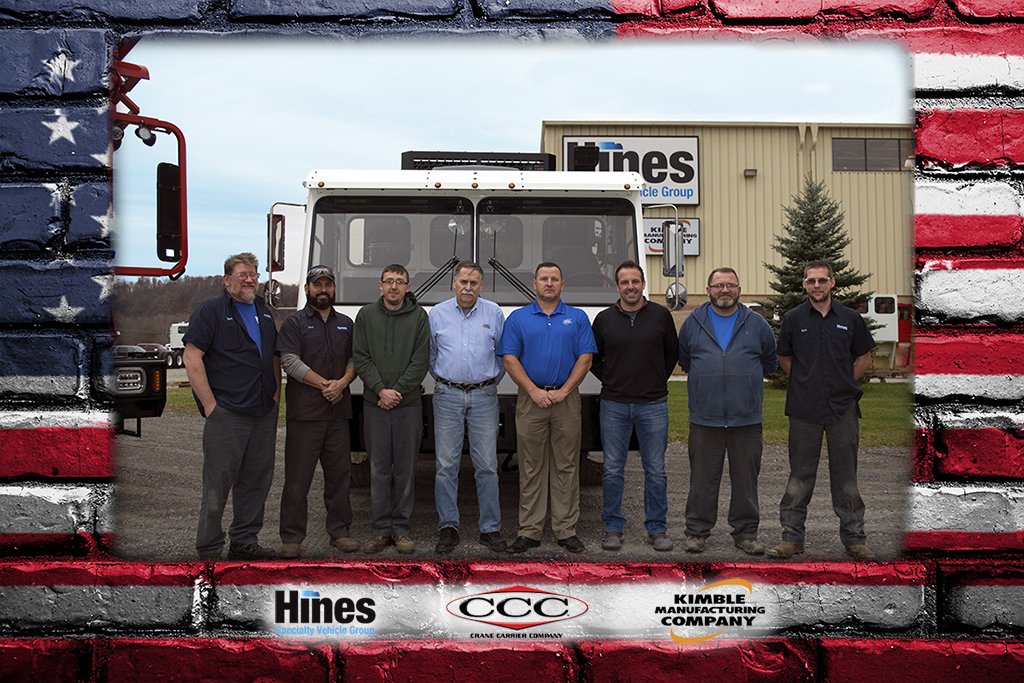 KimbleMfg's tweet photo. We proudly recognize the veterans in our HSVG/Crane Carrier/Kimble Mixer family, many of whom are pictured here. Thank you to all who have served our country! #veteransday2018 #CraneCarrier #CCC #KimbleMixer #CykloneMixer https://t.co/QVrwjauDZi