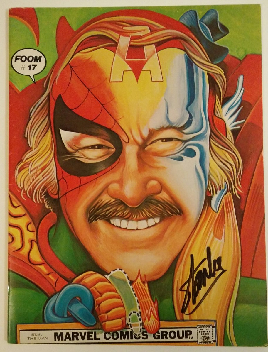 alanvicary's tweet image. #RIPStanLee Stan signed this for me a few years ago. His stories and characters have been a part of my life for almost 50 years. Goodnight Stan. 'Nuff said.