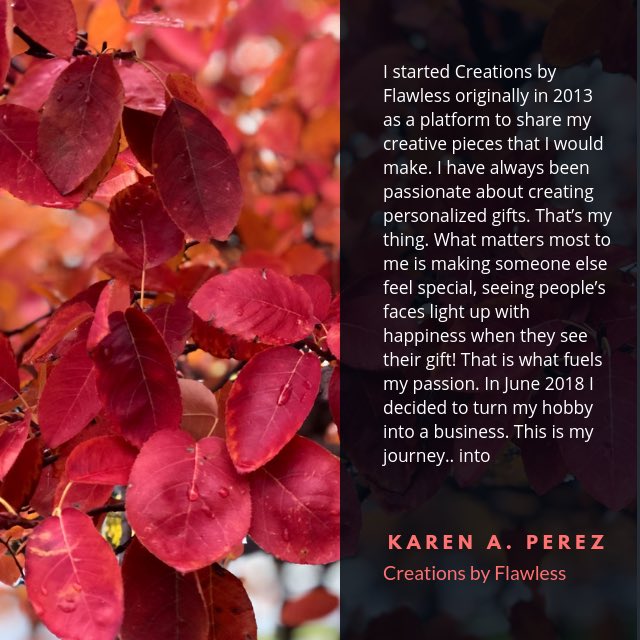 FlawlessQuality's tweet photo. I turned my hobby into a business back in June of this year. The past 6 months have brought a lot of valuable lessons. #thisismyjourney @creationsbyflawless on Instagram #gocheckitout https://t.co/qD4y6eWBdl