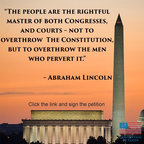 Let us get back to the Constitution
with a #ConventionOfStates
Let us use the tools within it to force #Congress to stop perverting it's clear meaning & overthrow their attempts to change/ignore it
#ArticleV
#COSProject
#WeThePeople
#PJNET