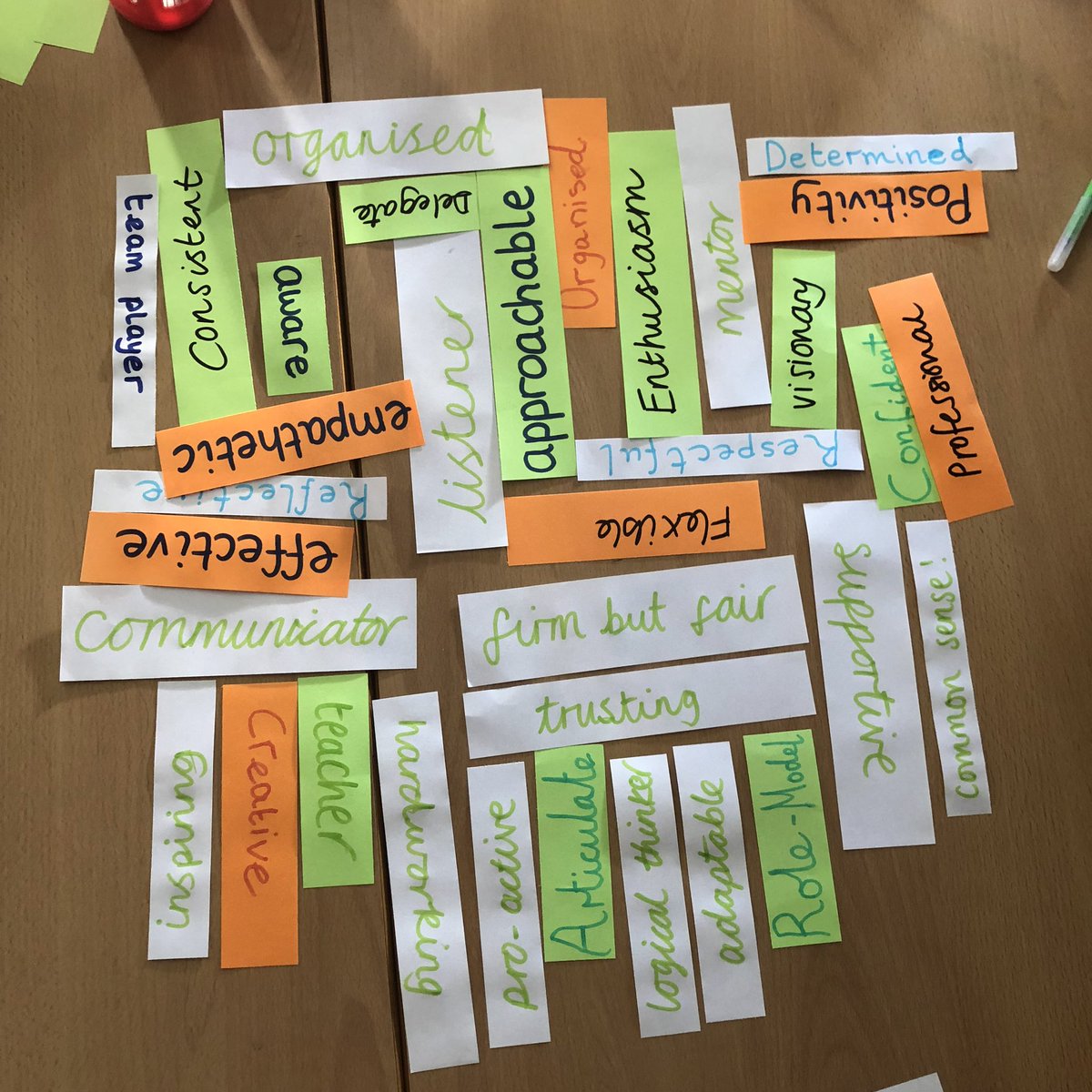 ToftsHannah's tweet photo. Leadership Wordles #EnfieldLeadershipCourse #TeachersLearning #MiddleLeadershipDiscussion https://t.co/Qi4YnntmFu