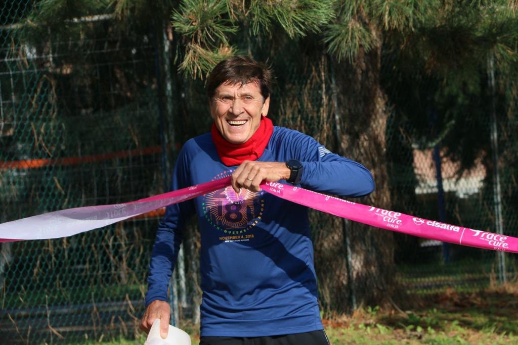 Corsa delle città contro il cancro del pancreas...una bella giornata con tante persone e... Gianni Morandi...
