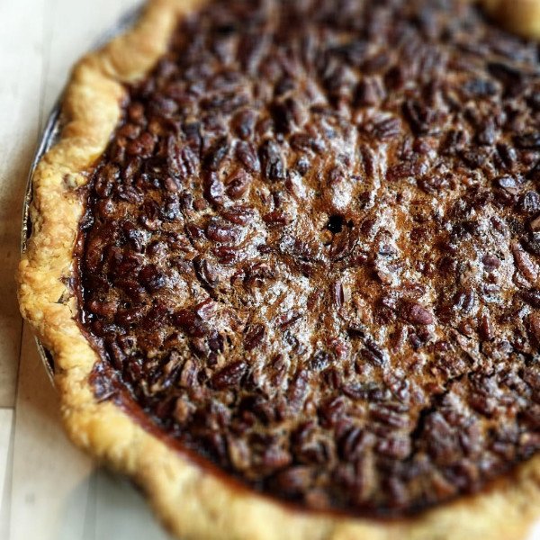 westeggcafe's tweet photo. Chocolate Bourbon Pecan Pie. Do we have your attention now? It's not too late to let us do your holiday baking. #thanksgiving #pecanpie #chocolatebourbon #bourbonchocolate - https://t.co/U5DjjIJbF1 https://t.co/AGIrggtc5H