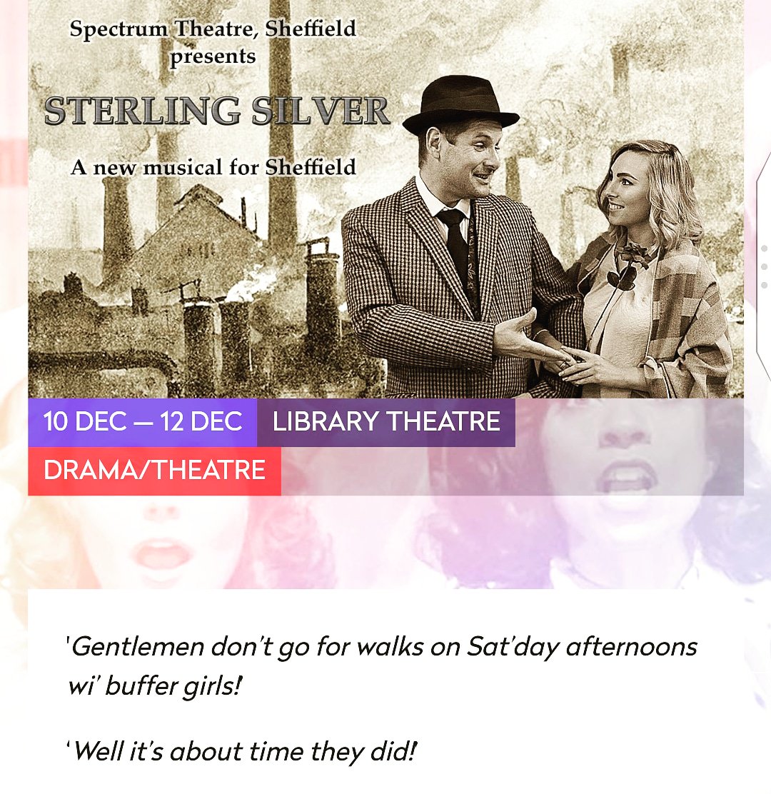 jsiberryimages's tweet photo. Proud to say that tickets for Sterling Silver (a Spectrum Theatre Production) are now on sale at https://t.co/AaGJqe4l9p 

It's been great working on the publicity imagery for the show. Due to capture some rehearsal shots this week #Autism #Diversity #theatre #Sheffield https://t.co/rbUx8IOGCh