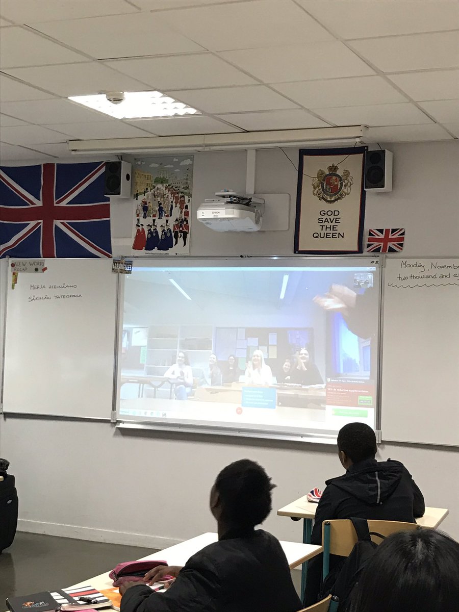 Kaitbouali's tweet photo. #Projet de #partenariat visioconférence avec un #établissement #scolaire #Finlandais #finlande #élèves du #collège #internat Thomas Mann de @Academie_Paris et @mairiedu13 #Erasmus #reussitepourtous #enviedechanger https://t.co/xYiq0OSUAu