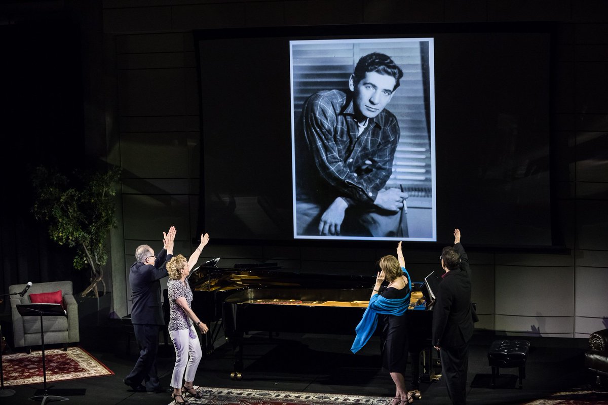 Only a few tickets left for Late Night w. Leonard Bernstein show <a href="/MIMphx/">MIM</a> tmrw night 11/13. If you haven't seen this "delightful and, even thrilling" (SanDiegoTimes) show, get tickets while you can! bit.ly/2DgaqqA (photo: Larry Sandez)