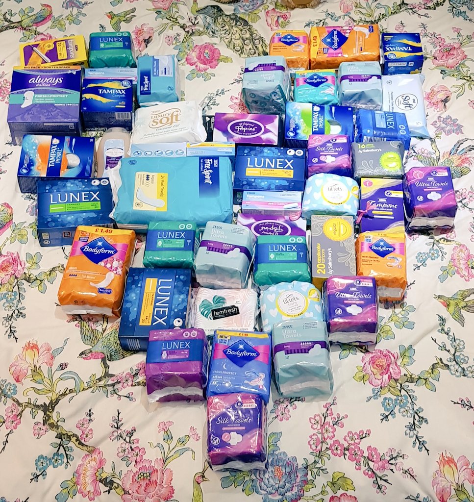 When the girls at @ChoirHorwich  pull it out of the bag and bring loads of donations for girls who really need it! Thank you so so much ❤ #endperiodpoverty #educationalequality #thisgirlcan #RedBoxProject