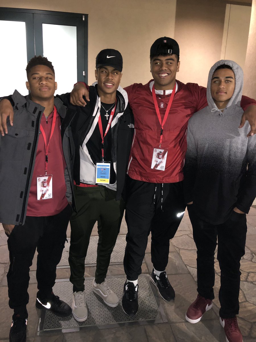 NicolasToomer's tweet image. GREAT visit at Stanford this weekend‼️ #Cardclass19