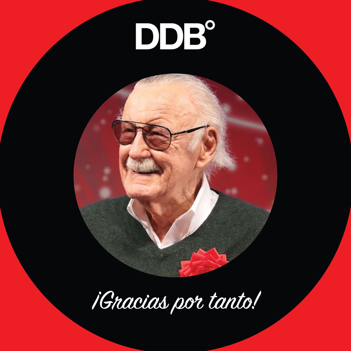 ¡Se nos fue un grande! Gracias por la creatividad, la grandeza y por regalarnos un universo sin fin. ✨ #StanLee #Marvel #MarvelComics