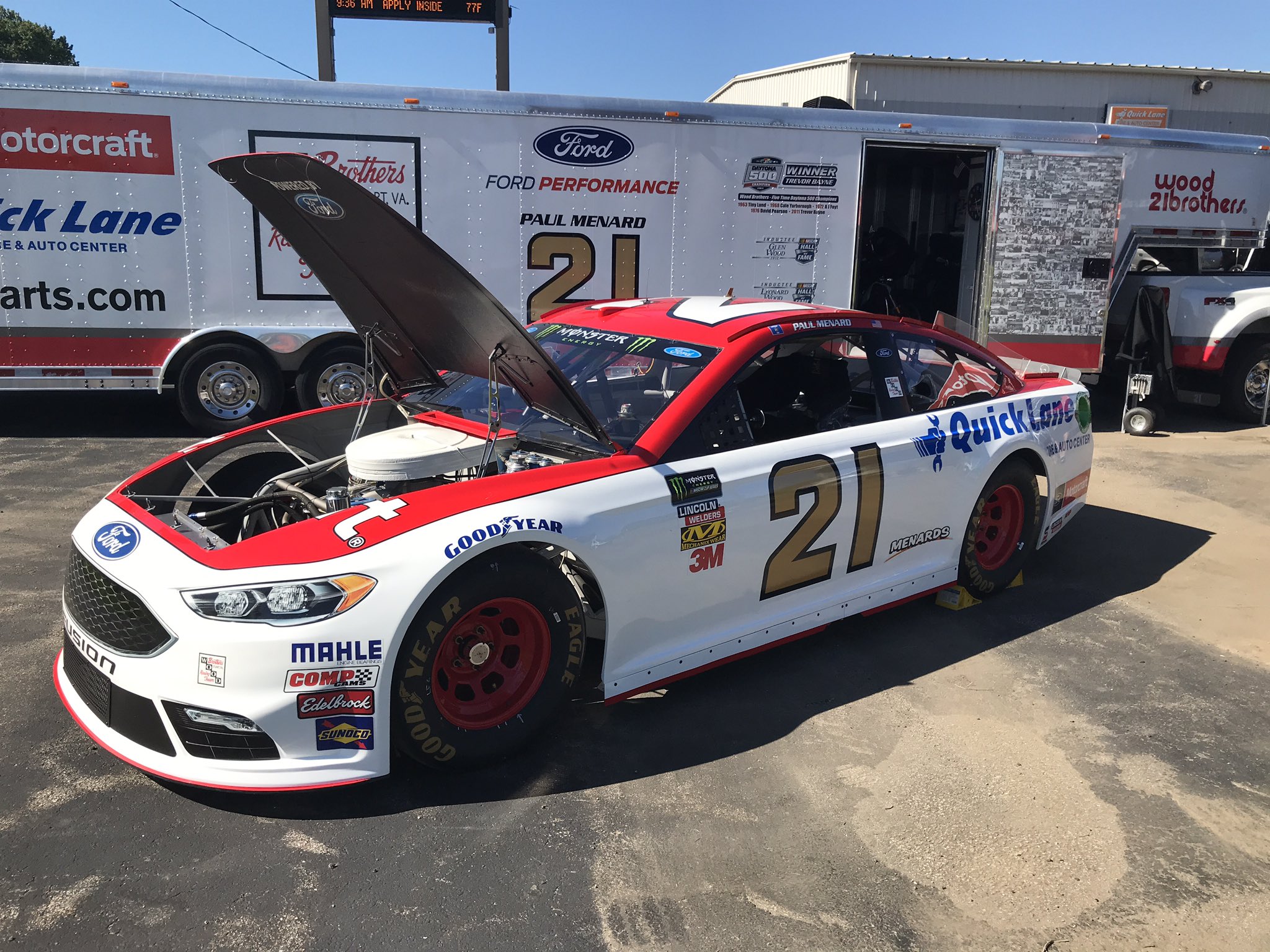 NASCAR Show Cars on Twitter "Catch the 21 Motorcraft Quicklane Showcar