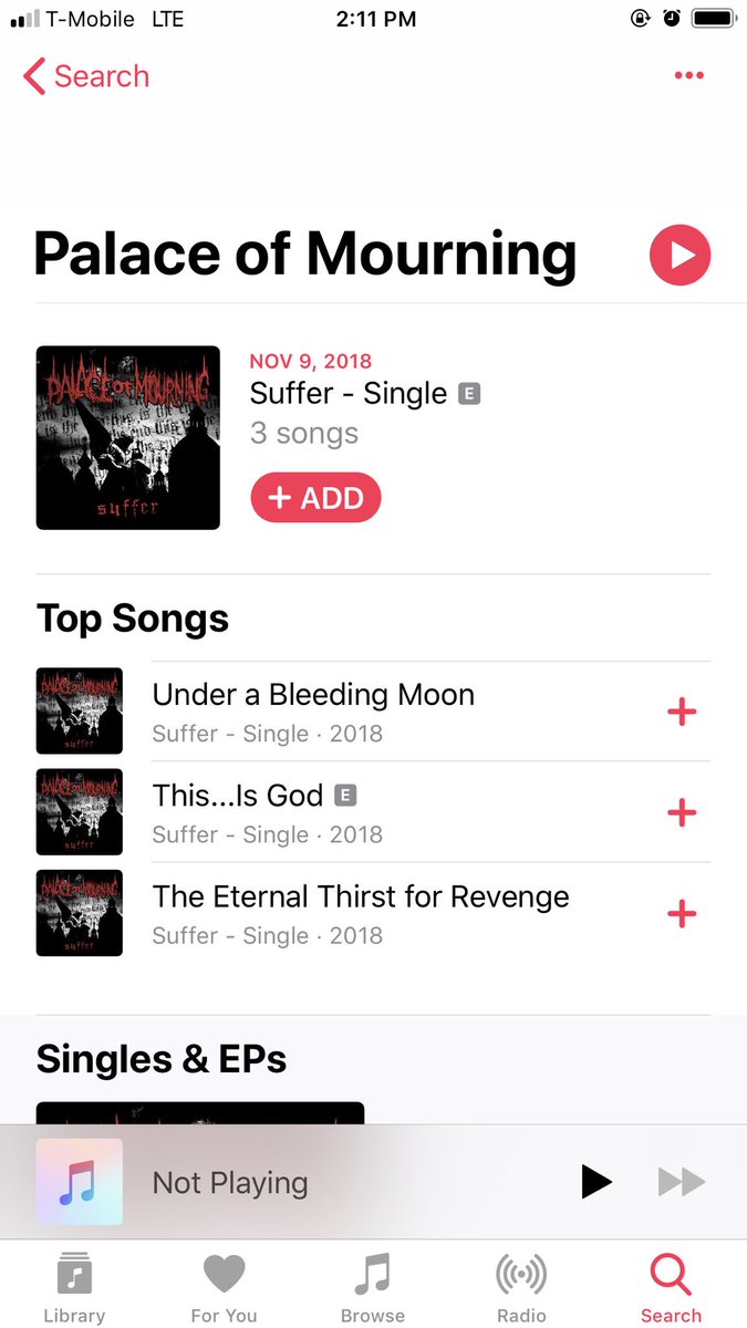 “Suffer” is now streaming on Spotify and Apple Music.