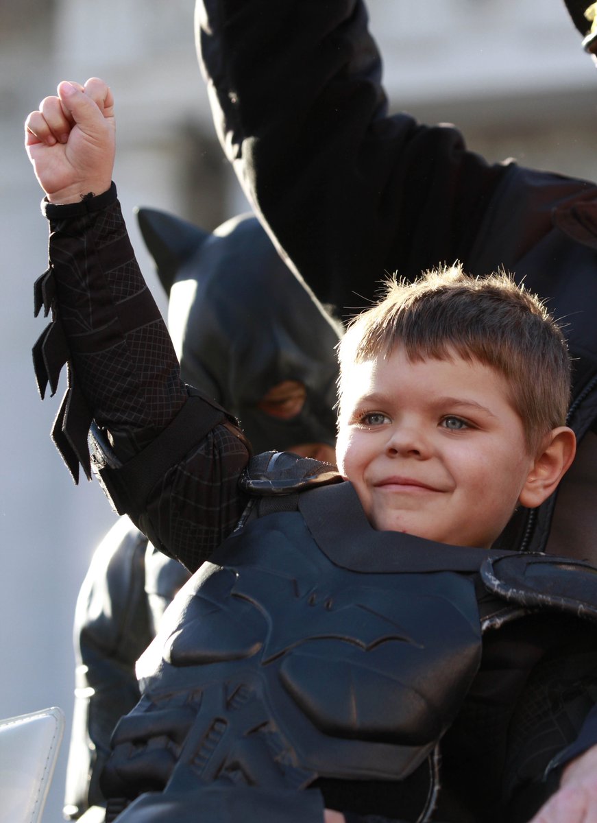 Victory!  Five years later and #SFBatkid remains in remission!
Thank you @SFWish for giving us all a special day.  Rock on, Miles.