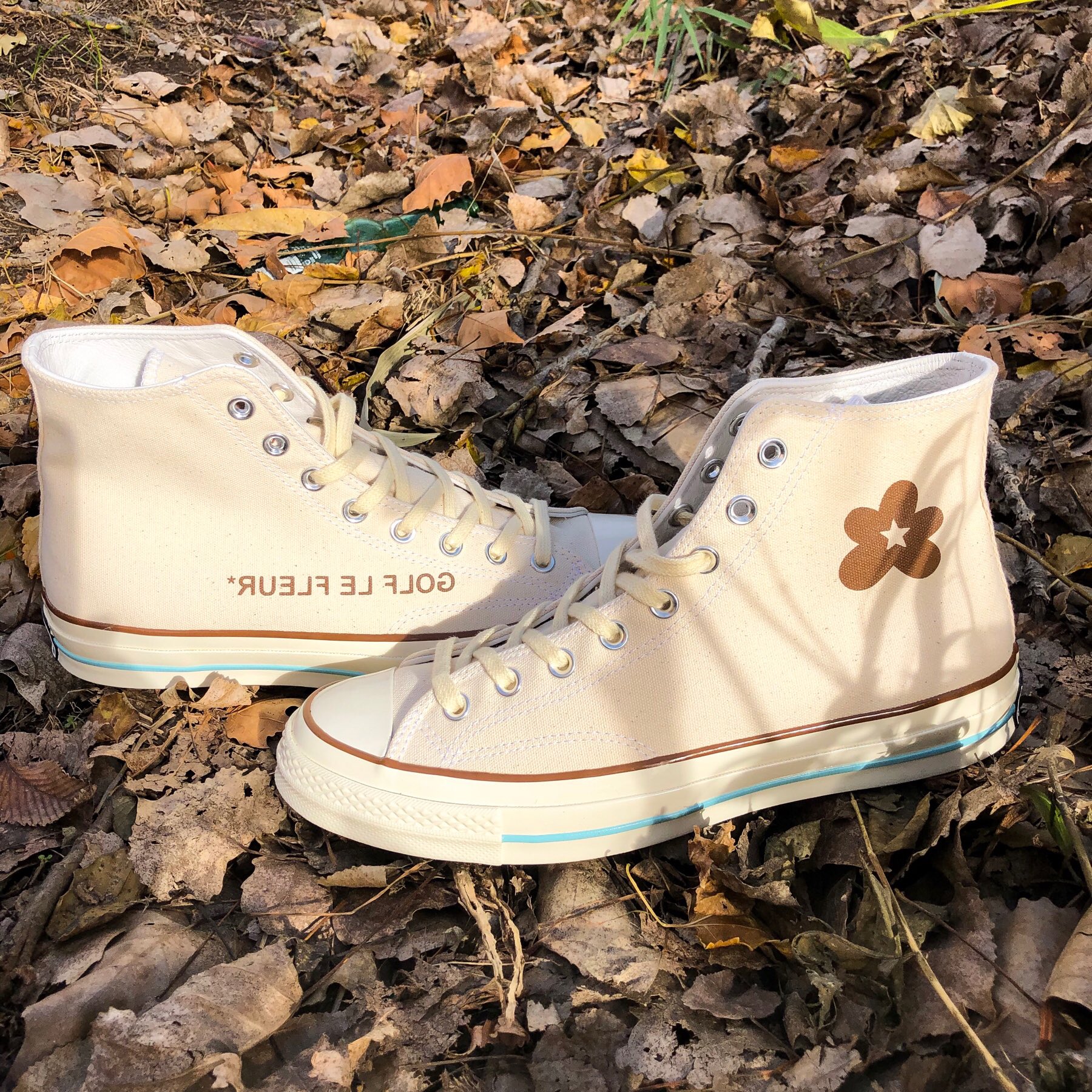 telegrama Tectónico maratón Jimmy Jazz on Twitter: "Converse and Tyler the Creator are dropping a brand  new Golf Le Fleur “Burlap” collection featuring 2 Chuck 70 Hi Tops and a  One Star low! Dropping Thursday