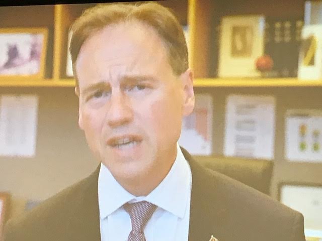Health Minister @GregHuntMP addresses the National #MensHealthGathering via video, highlights the new National #MensHealth Policy (2020-2030) and tells delegates 'your task if you choose to accept it is to work with us to develop that plan' #MaleHealth #NMHG2018 #SocialFactors
