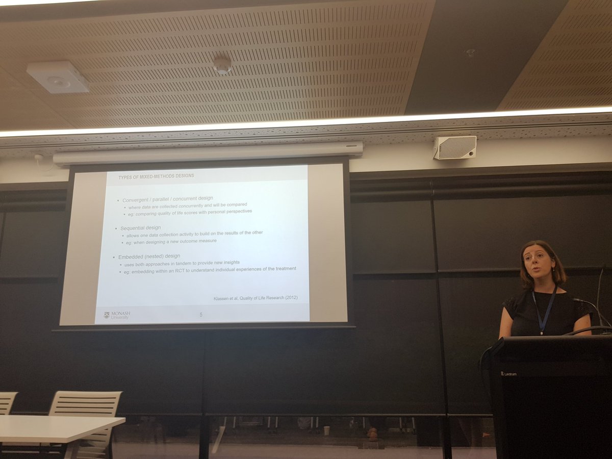 WALTInstitute's tweet image. @IlanaAckerman sharing her development into the world of mixed methods studies from a strong quantitative background. &quot;There was a chunk of data that we were missing out on.&quot; @sphpmQSC