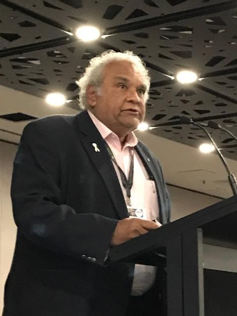 Professor Tom Calma AO gives today's keynote talk to the National #MensHealthGathering #MensHealth #MaleHealth #IndigenousHealth #AboriginalHealth  #NMHG2018