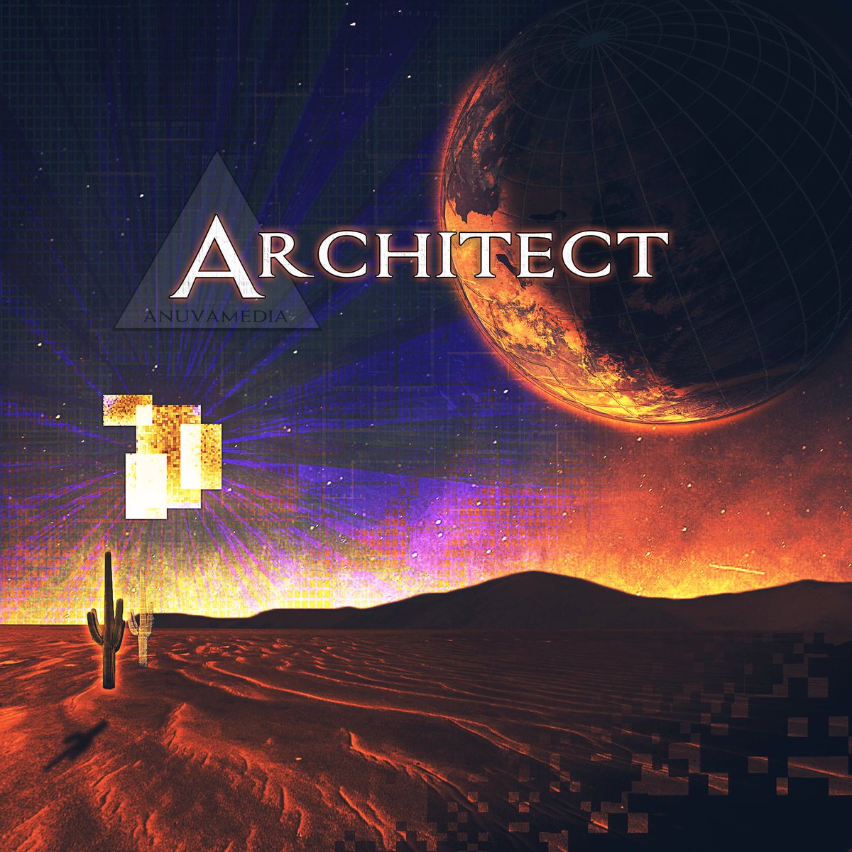 AnuvaMedia's tweet image. “Architect” - artwork now for sale! This piece was inspired by the concept of a simulated universe. Message me for prices and for custom artwork!