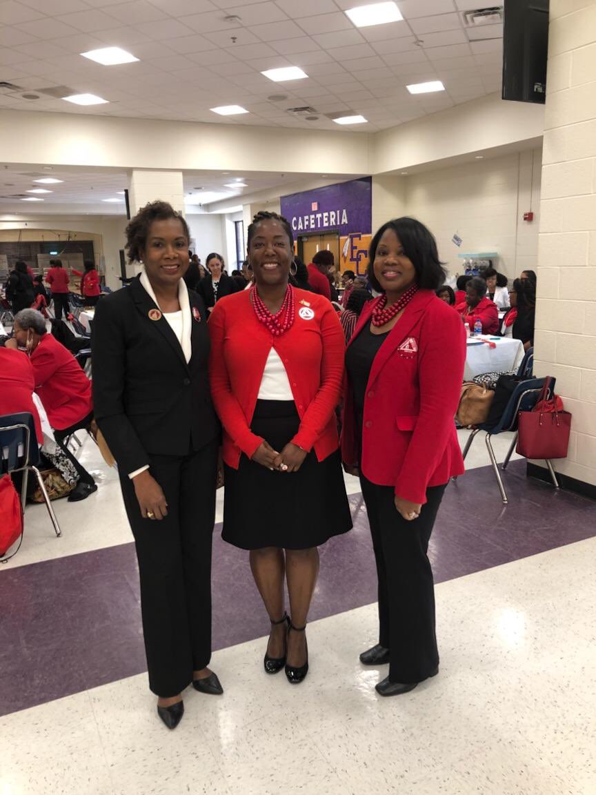 wracdst's tweet photo. WRAC President, Velicia Lowe
1st Vice President, Danielle Little Chair Political Awareness & Involvement, Carol Emanuel attending 2018 Southern Region Leadership Summit "A Vision For Leadership"
#JoyintheSisterhood #PowerinourVoice #ServiceinourHeart #dstsouthernregion https://t.co/9lwoIm6Hch