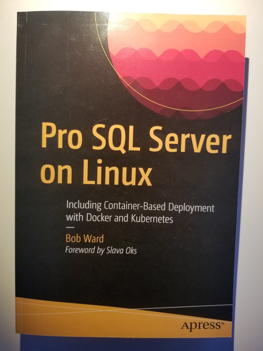 RobertSonders's tweet image. Bob&apos;s book just arrived. Perfect timing! @bobwardms #sql2019