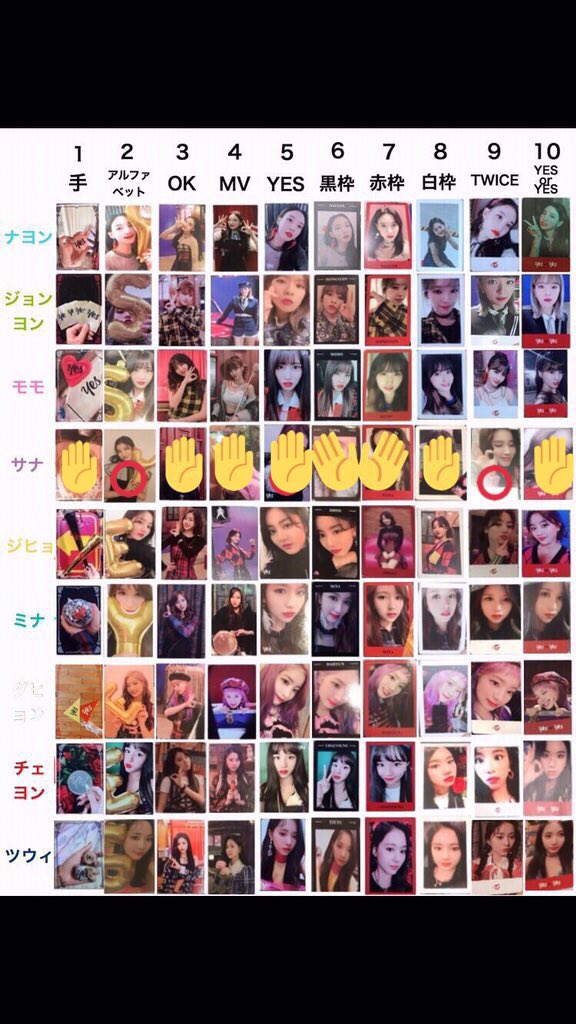 בטוויטר Twice トレカ 交換 Yoy Yesoryes 譲 画像1枚目 ナヨン ジョンヨン モモ ミナ チェヨン ツウィ 求 サナ 印 ナヨン ジョンヨン モモ サナ ジヒョ ミナ ダヒョン チェヨン ツウィ