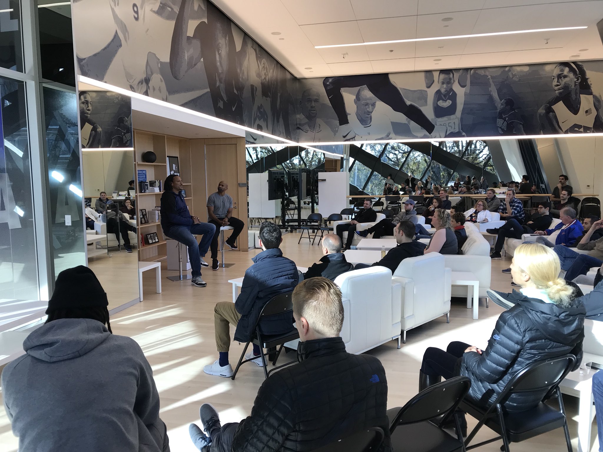 Coach k nike clearance building