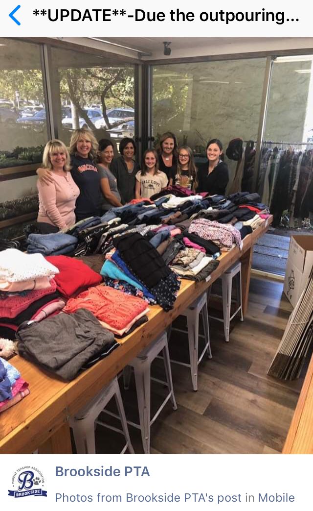 A group of <a href="/oakparkusd/">Oak Park USD</a> employees have been collecting clothes and gift cards to hand out to Oak Park families who lost their homes. They will give out the items from 9am-6pm tomorrow at pop-up shop in Westlake.