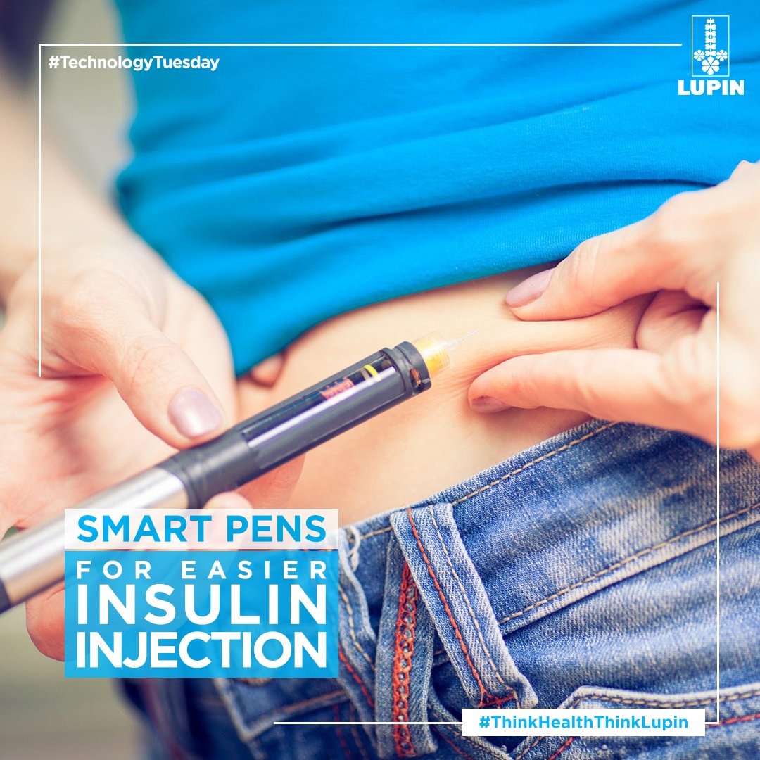LupinGlobal's tweet photo. Smart pens are reusable injector devices that have a smartphone interface and can keep tabs on how many insulin units were given at the last injection, when they occurred, and a host of other information. #Beat Diabetes #TechnologyTuesdays #ThinkHealthThinkLupin https://t.co/HtgwnZOtxS